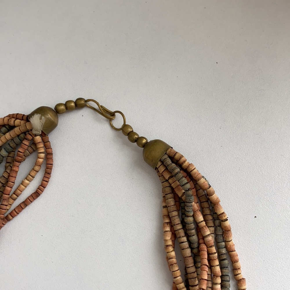Vintage beaded necklace - Picture 3 of 4